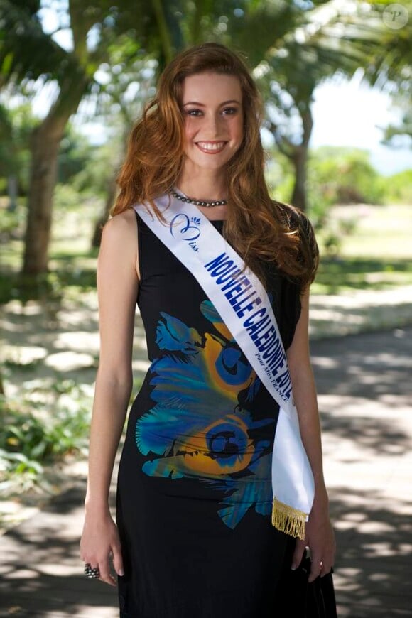 Sandra Berges, Miss Nouvelle-Caledonie, candidate pour Miss France 2013, le 8 décembre 2012 sur TF1