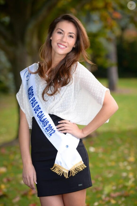 Sophie Garenaux, Miss Nord Pas-de-Calais, candidate pour Miss France 2013, le 8 décembre 2012 sur TF1