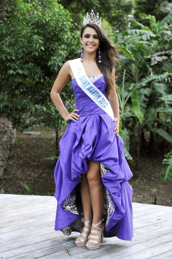 Suzon Bonnet, Miss Saint-Martin, candidate pour Miss France 2013, le 8 décembre 2012 sur TF1