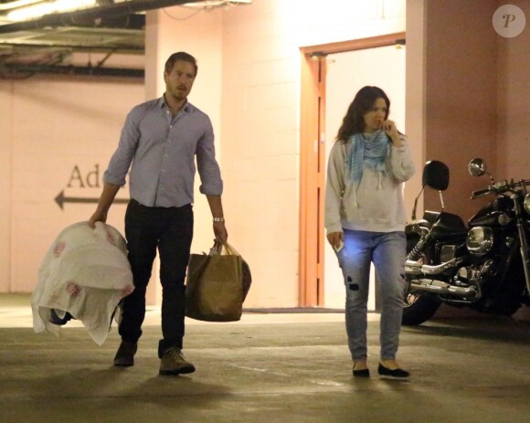 Drew Barrymore et Will Kopelman emmènent leur fille chez le pédiatre à Los Angeles le 26 novembre 2012.