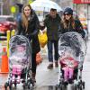 Sarah Jessica Parker emmène ses enfants, Marion et Tabitha l'école à New York le 27 Novembre 2012.