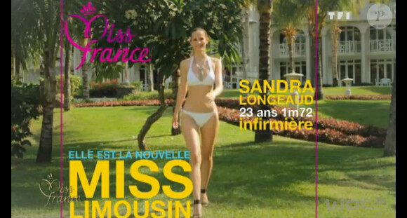 Miss Limousin lors d'une promenade au coeur de l'île Maurice avant l'élection Miss France 2013 le 8 décembre 2012 sur TF1