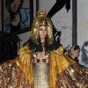 Heidi Klum déguisée en la reine Cléopâtre lors de sa soirée post-Halloween (elle avait reporté sa fête d'Halloween à cause de l'ouragan Sandy). A New York, le 1er décembre 2012