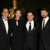 Alexandre Desplat, Kathryn Bigelow, Edgar Ramirez et Mark Boal lors de la soirée des Governors Awards à Los Angeles le 1er décembre 2012