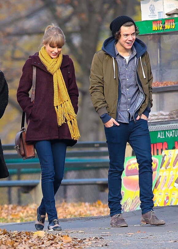 Taylor Swift et Harry Styles des One Direction, son supposé nouveau compagnon, à New York le 2 décembre 2012.