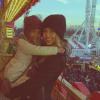 Jessica Alba a posté cette photo sur sa page Twitter. Elle et sa fille sont à Londres, au parc d'attraction de Noël, Winter Wonderland