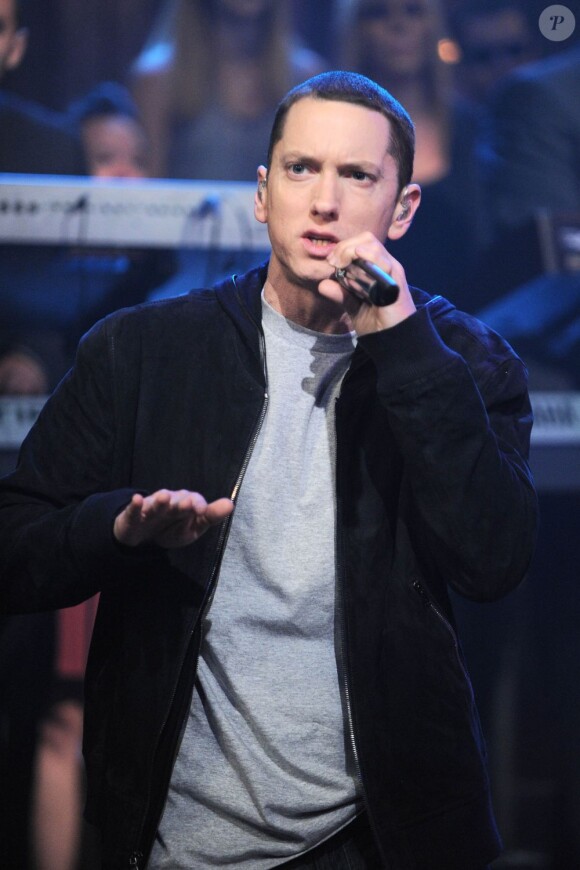 Eminem à New York, le 25 juin 2010.