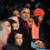 Président Obama, Michelle Obama Malia et Sasha le 6 décembre 2012 à Washington.