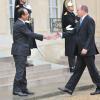 Albert II de Monaco rencontrait le 7 décembre 2012 le président François Hollande lors d'une visite de travail à l'Elysée.