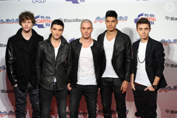 Le groupe The Wanted, le 9 décembre 2012 à Londres, lors du concert Jingle Bell Ball de Capital FM.
