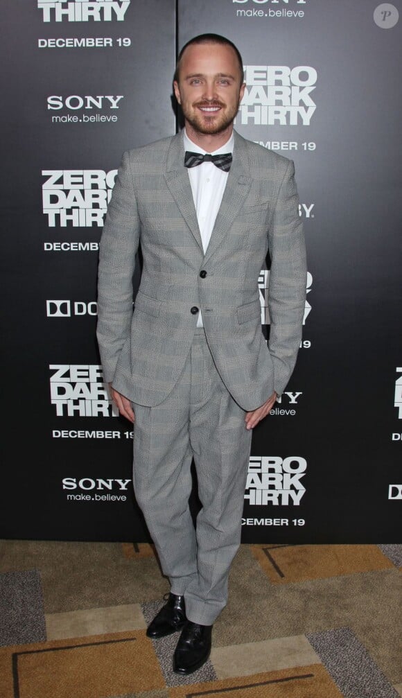 Aaron Paul à la première hollywoodienne du film Zero Dark Thirty, le 10 décembre 2012.