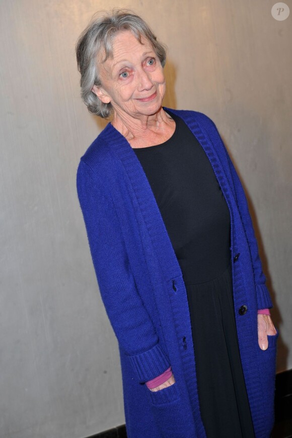 Françoise Bertin lors du 19e Prix du producteur Français de télévision au Pavillon Cambon à Paris le 10 décembre 2012.