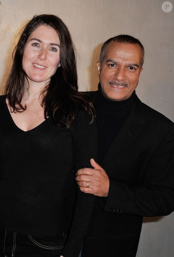 Pascal et Adriana Légitimus lors du 19e Prix du producteur Français de télévision au Pavillon Cambon à Paris le 10 décembre 2012.