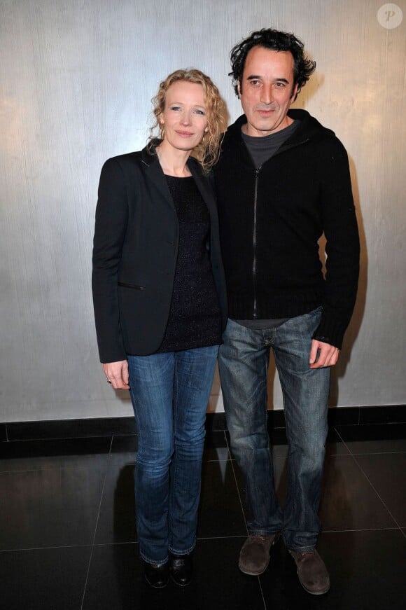 Bruno Tedeschini et Sophie Broustal lors du 19e Prix du producteur Français de télévision au Pavillon Cambon à Paris le 10 décembre 2012.
