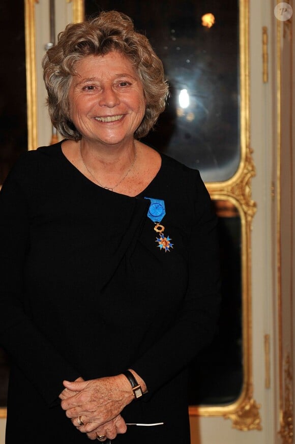 Jacqueline Franjou dans les salons du ministère de la Culture à Paris, le 12 décembre 2012.