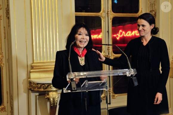 Juliette Gréco au ministère de la Culture a Paris le 12 décembre 2012.