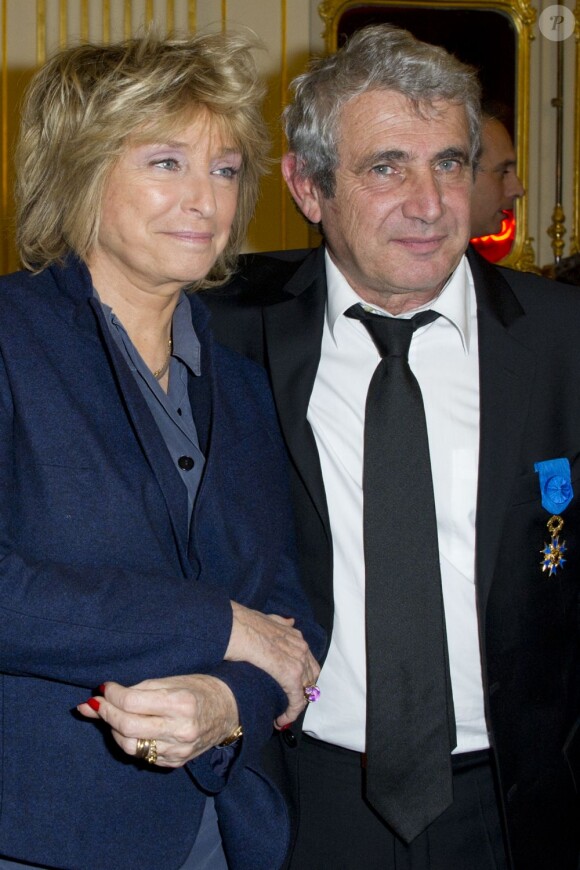 Danièle Thompson et Michel Boujenah au ministère de la Culture, à Paris, le 12 décembre 2012.