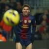 Lionel Messi lors du match entre le FC Barcelone et l'Athletic Bilbao à Barcelone le 1er décembre 2012