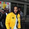 Chris Brown à la sortie de son hôtel parisien se rend à son concert au volant d'une voiture de luxe. Voiture qu'il emboutira quelques heures plus tard contre une autre voiture de sport. Le 7 octobre 2012.