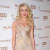 Amber Heard, électrique et divine compagne de Johnny Depp, lors de l'Elysium Heaven Gala à Los Angeles, le 14 janvier 2012.