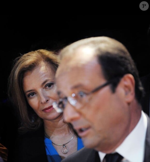 François Hollande et Valérie Trierweiler à New York le 25 septembre 2012.