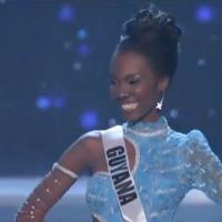 Miss Univers : La belle Miss Guyana s'offre une jolie chute !