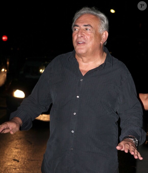 Dominique Strauss-Kahn à Athènes le 26 septembre 2012.