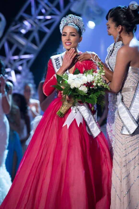 Miss USA, Olivia Culpo, sacrée Miss Univers 2012 à Las Vegas, le 19 décembre 2012