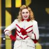 Madonna en concert poour le MDNA Tour au Rogers Arena à Vancouver, au Canada, le 29 septembre 2012.