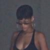 Rihanna, détendue sur le balcon de sa maison à Bridgetown. Le 23 décembre 2012.