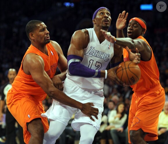 Les Los Angeles Lakers contre les New York Knicks au Staples Center à Los Angeles, le 25 décembre 2012.