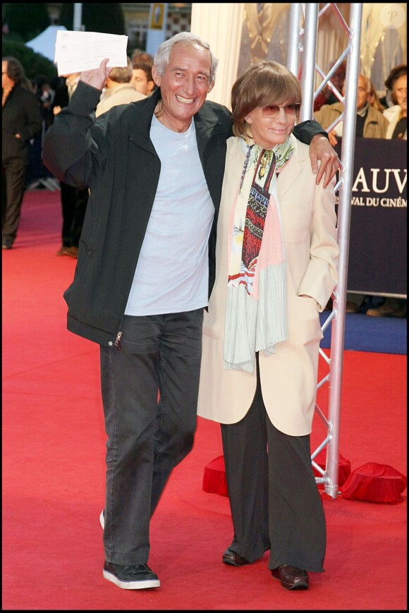 Nadien Trintignant et Alain Corneau lors du Festival du film de Deauville en 2008