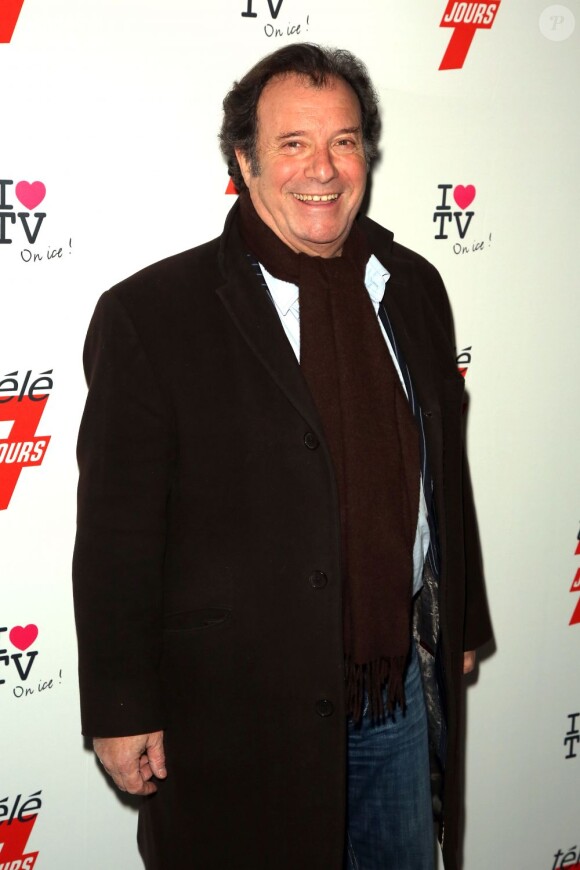 Daniel Russo le 12 décembre 2012 lors de la soirée I Love TV au Grand Palais