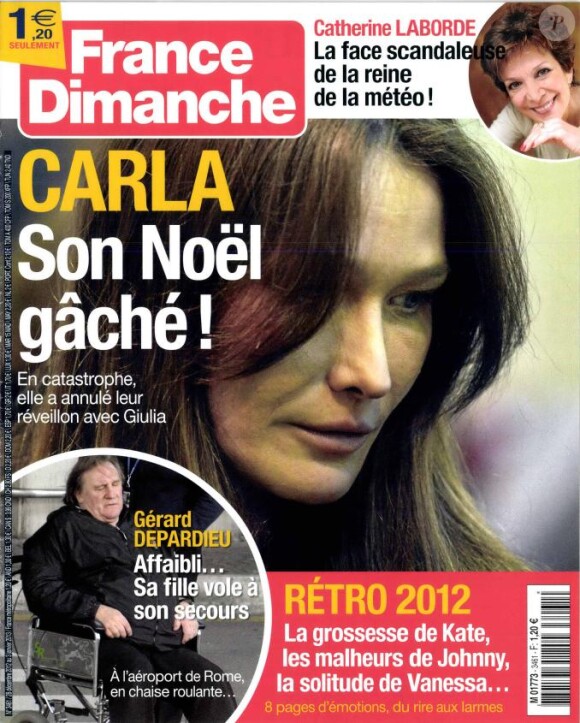France Dimanche du 28 décembre 2012.