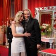 Photos exclusives : Morgan choisit Karen lors de la finale de l'émission le 21 décembre 2012, avec sa maman Pascale, devant Elsa Fayer