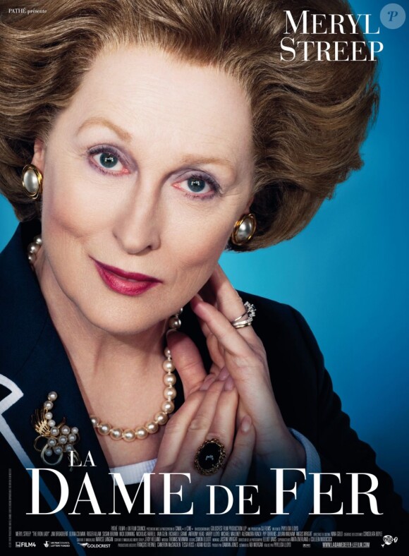 Affiche du film La Dame de fer avec Meryl Streep, sorti dans les salles le 16 décembre 2011.