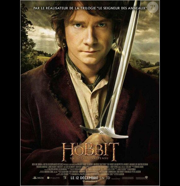 Affiche officielle du Hobbit : Un voyage inattendu.