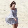 Cindy Crawford passe ses vacances à Cabo San Lucas au Mexique le 2 janvier 2013. Cette fois-ci, c'est sans George Clooney qu'elle profite de ses vacances.