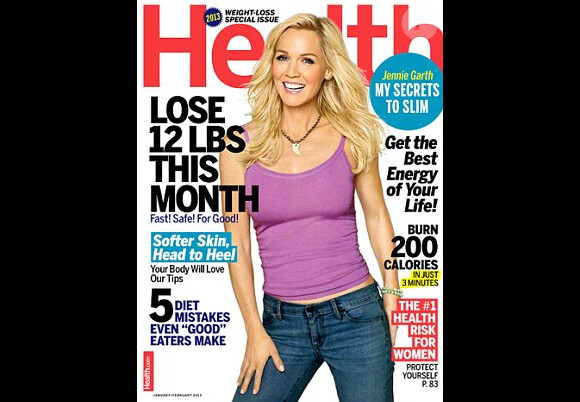 Jennie Garth en couverture de Health Magazine