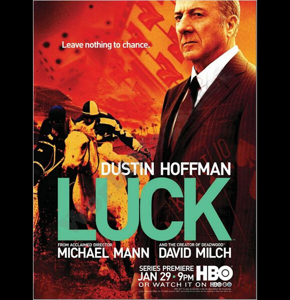 Luck, la série hippique portée par Dustin Hoffman.