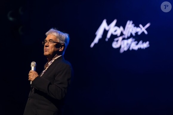 Claude Nobs lors du Montreux Jazz Festival qu'il dirige, le 7 juillet 2012.