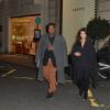 Kim Kardashian et Kanye West sortant de la boutique Lanvin à Paris, le 8 janvier 2013.