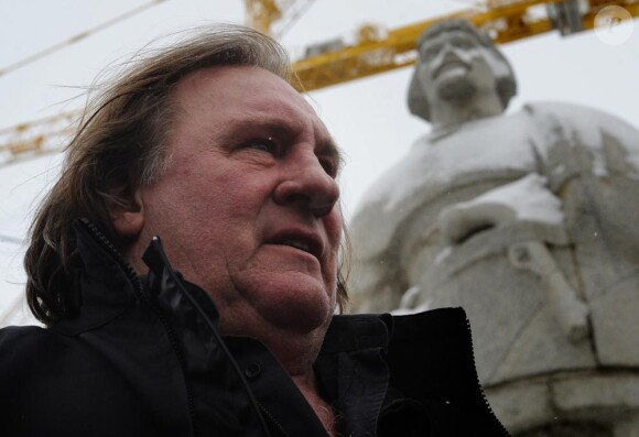 Gérard Depardieu en Russie le 6 janvier 2013
