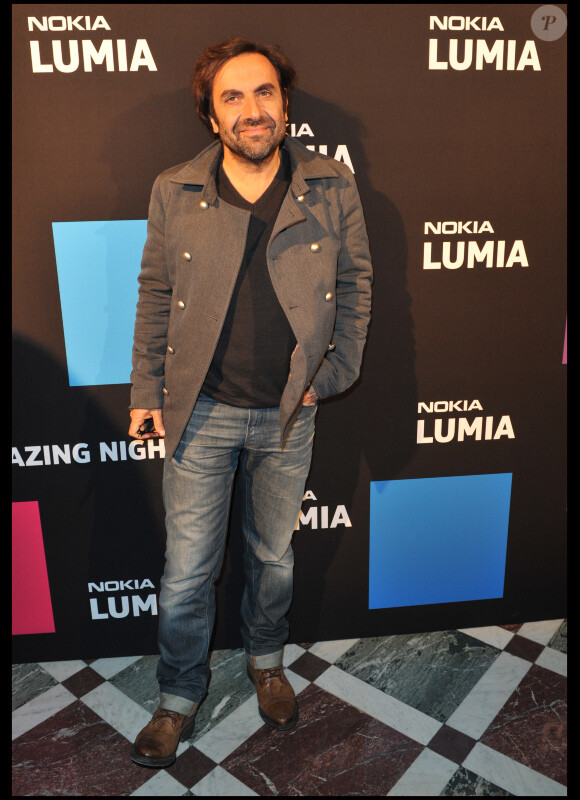 André Manoukian, soirée "Amazing Night" de Nokia pour le lancement du Lumia 800, le 24 novembre 2011.