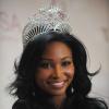 Nana Meriwether, nouvelle Miss USA 2012, couronnée à la Trump Tower de New York le 9 janvier 2013