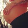 Amber Rose, enceinte de huit mois, postait ce mardi 8 janvier cette photo de son ventre sur Instagram avec en légende : "My Love".