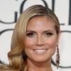 Heidi Klum, ravissante lors des Golden Globe Awards à l'hôtel Beverly Hilton. Beverly Hills, le 13 janvier 2013.