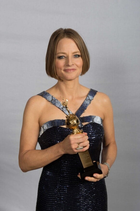 Jodie Foster lors des Golden Globes 2013