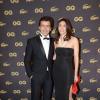 Yannick Alleno et sa femme lors de la soirée GQ des Hommes de l'année 2012 à Paris le 16 janiver 2013
