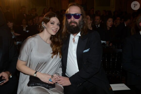 Sébastien Tellier et son épouse Amandine de la Richardière ont officialisé un heureux événement lors de la soirée des GQ Awards, au Musée d'Orsay, le 16 janvier 2013.